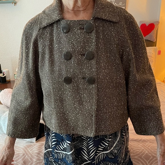 🌸Sandro Sportswear tweed crop jacket - Picture 4 of 5